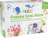 MUCKI „Play Me“ kūrybinis pirštų dažų rinkinys „Tapome rankomis ir pirštais“