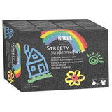 KREUL „STREETY Sidewalk Paint“ grindinio dažų rinkinys, 6 × 200 ml