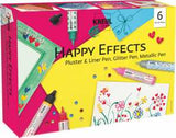 KREUL „Happy Effects“ dekoravimo dažų rinkinys, 6 vnt.