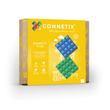 CONNETIX pagrindo plokščių rinkinys (mėlyna ir žalia)