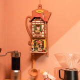 Isetegemise seina minimaja "Lazy Coffee House"