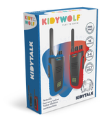 Kidywolf KIDYTALK vaikiškos racijos (mėlyna-raudona)