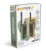Kidywolf KIDYTALK bērnu rācijas (zaļi dzeltenas)