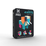 CONNETIX PRO Build It 4 Ways gyvūnų rinkinys (30 dalių)