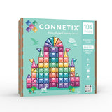 CONNETIX pastelinių spalvų kūrybinis rinkinys (104 dalys)